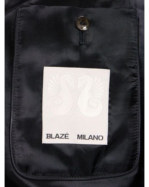 Blazer de lana Blazé Milano de color Gray