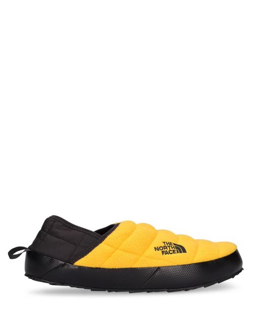 North face slippers online mens yellow