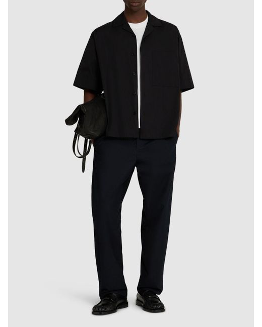 Hombre Camiseta De Algodón Jil Sander de hombre de color Black