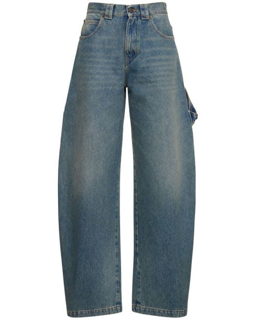 DARKPARK Blue Audrey Cotton Denim Straight Jeans