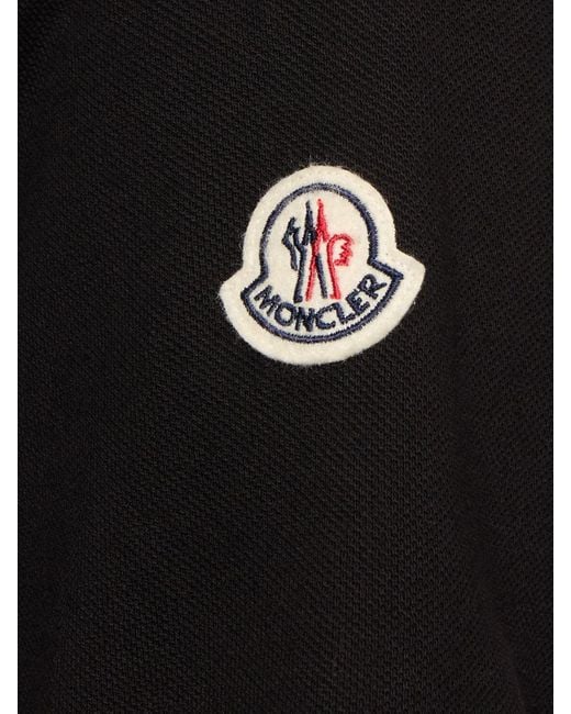 Moncler Herren Hemd Aus Baumwolle Mit Gesticktem Logo in Black für Herren
