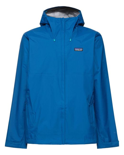 Patagonia Blue Torrentshell 3L Rain Jacket for men
