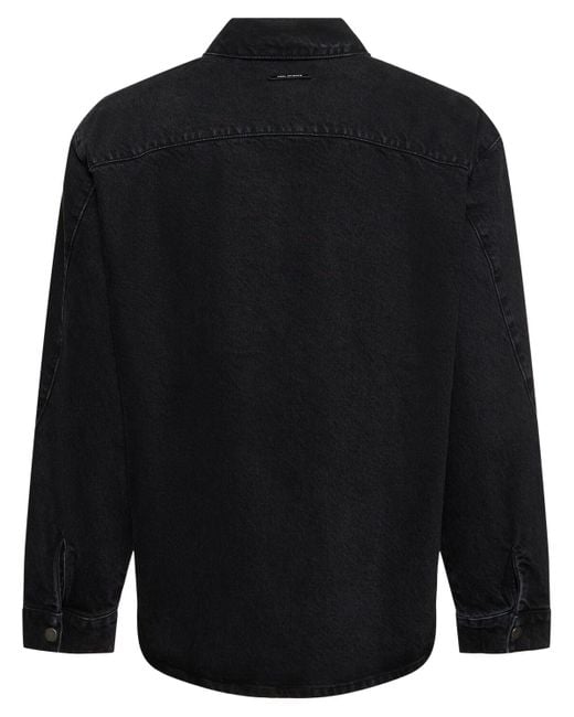 Axel Arigato Black Twist Cotton Shirt for men