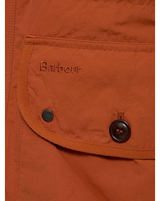 Barbour Orange Field Showerproof Jacket for men