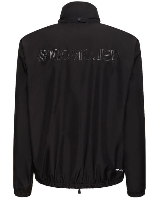 3 MONCLER GRENOBLE Black Veille Nylon Jacket for men