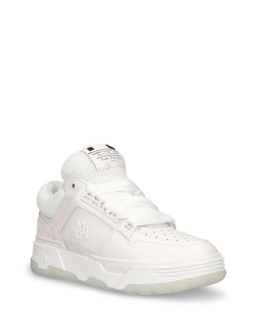 Amiri Sneakers MA-1 aus Leder und Mesh in White für Herren