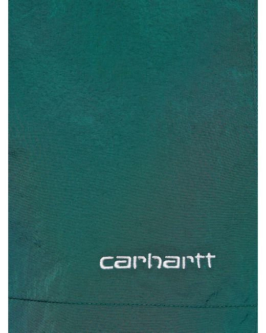 Carhartt Green Tobes Swim Shorts for men