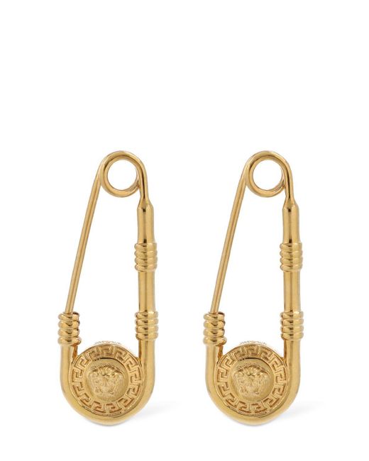 Versace Medusa Safety Pin Brooch - Farfetch