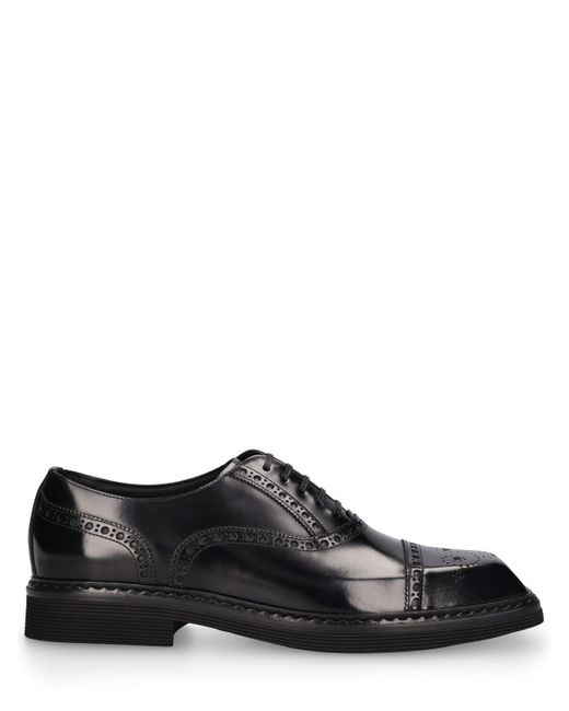 Zapatos derby con cordones Dolce & Gabbana de hombre de color Black