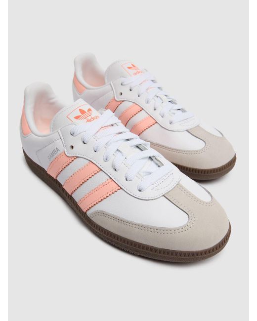 Adidas Originals Pink Samba Og Sneakers