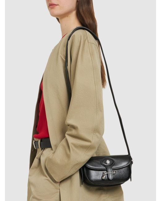 Bally Black Damen Schultertasche Aus Leder „Sw Beckett“
