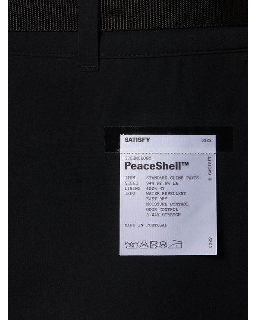 メンズ Satisfy Peaceshell Standard Climb パンツ Black