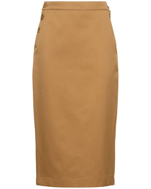 Max Mara Natural Cotton Skirt