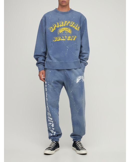 Someit コットン コットンスウェットパンツ カラー: ブルー メンズ | Lyst