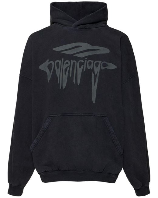 Balenciaga 3B Liquified Hoodie Large Fit in Black für Herren