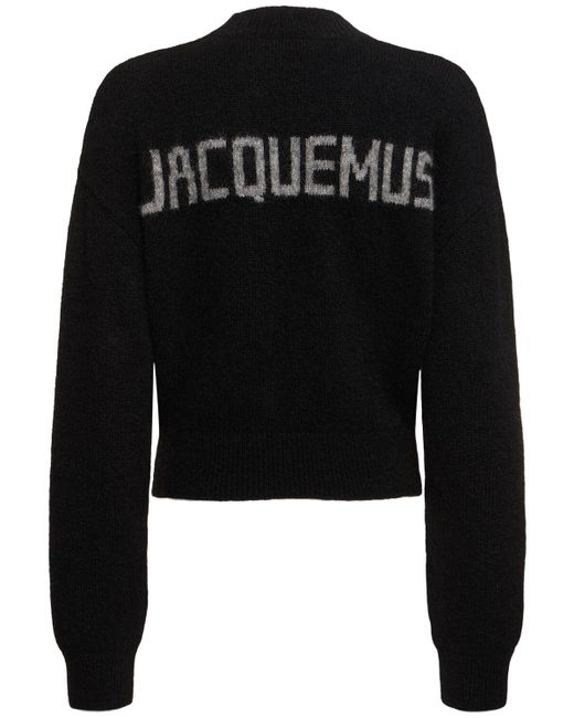 Jacquemus Black Pullover Aus Wollmischung "la Maille "