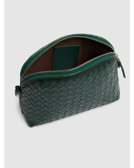 Dragon Diffusion Green Chunky Fellini Leather Shoulder Bag