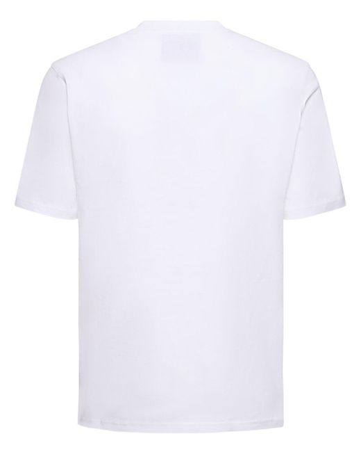 Camiseta de 100% algodón Moschino de hombre de color White