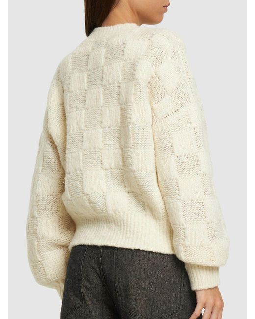 Suéter de lana Anine Bing de color Natural