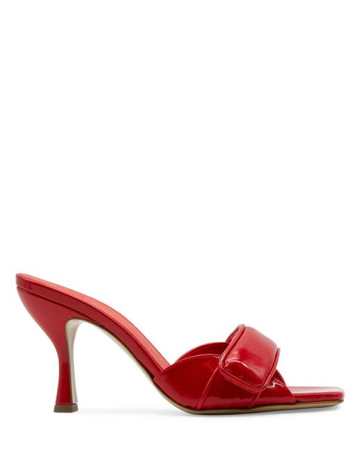 Sandalias de charol sintético 80mm Gia Borghini de color Red