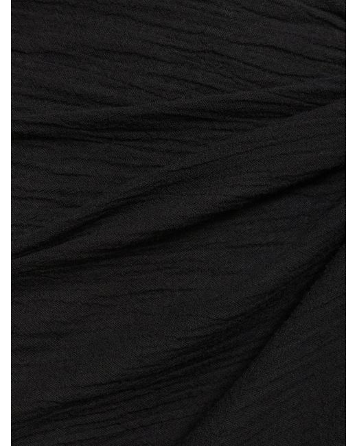 ÉTERNE Black Mini-sarong Aus Baumwolle "esme"