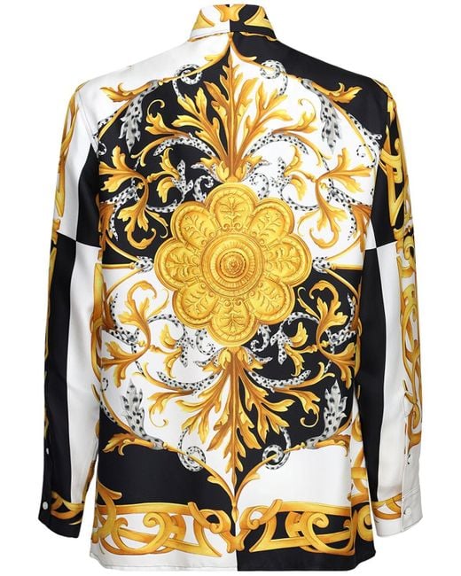 men's baroque print shirt