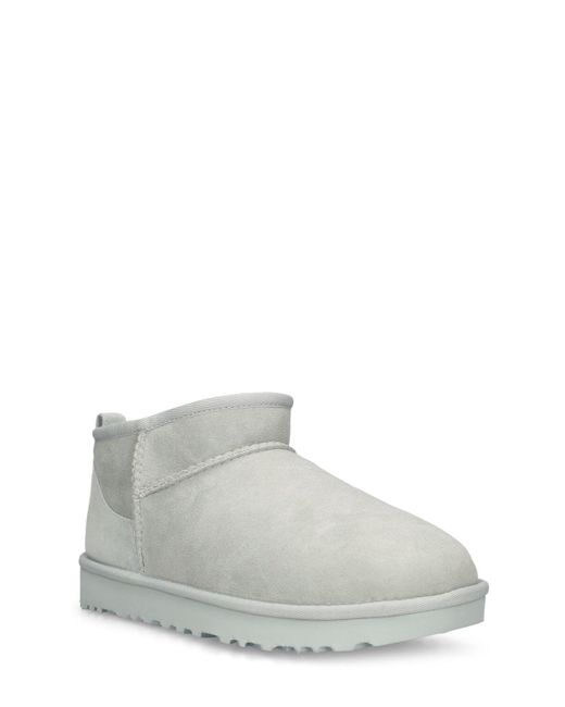 Ugg White 'classic Ultra Mini' Snow Boots,