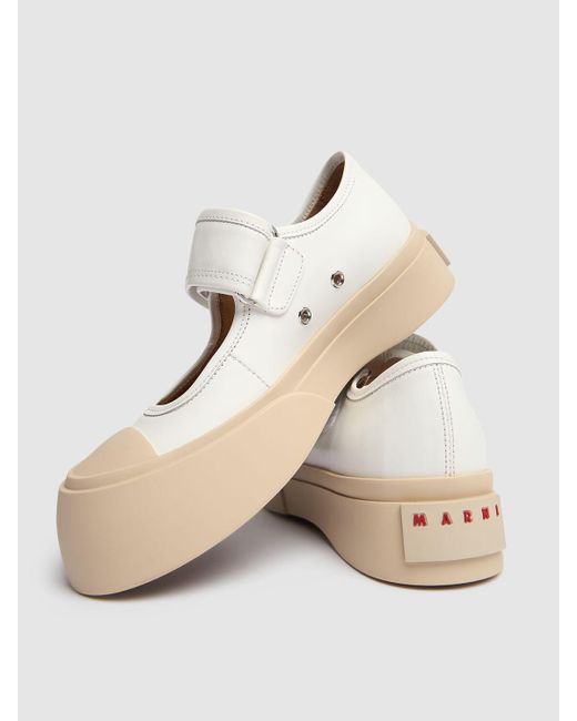 Marni Pablo レザーフラットシューズ 20mm Pablo レザーフラットシューズ 20mm - Marni - レディース