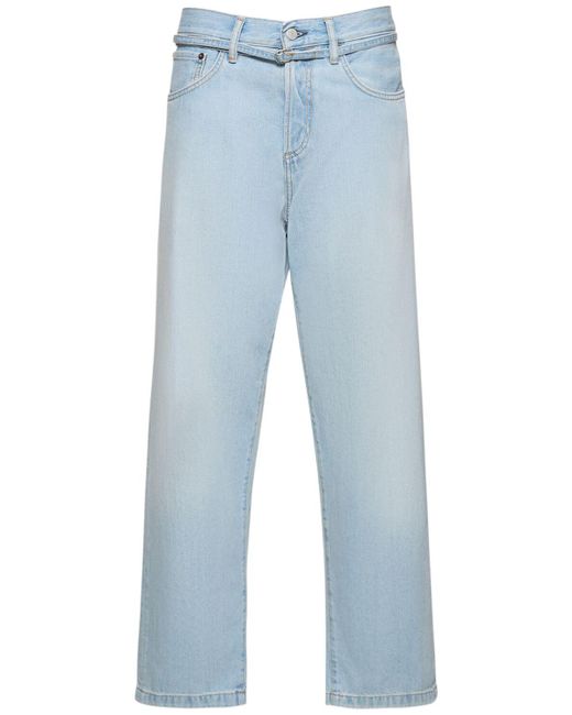 Acne Blue 1991 High Waist Belted Denim Jeans