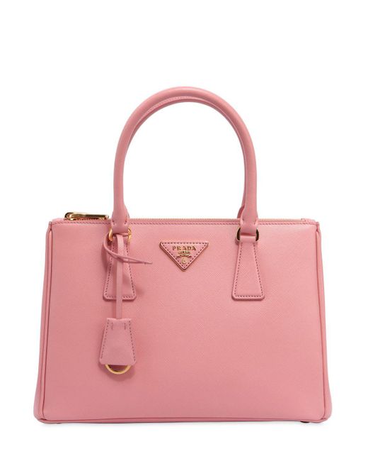 Prada Pink Medium Galleria Saffiano Leather Bag