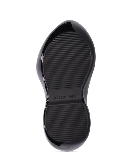 Balenciaga Black 65Mm Technoclog Rubber Mules
