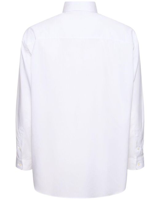 Comme des Garçons Hemd Aus Baumwolle Mit Logo in White für Herren