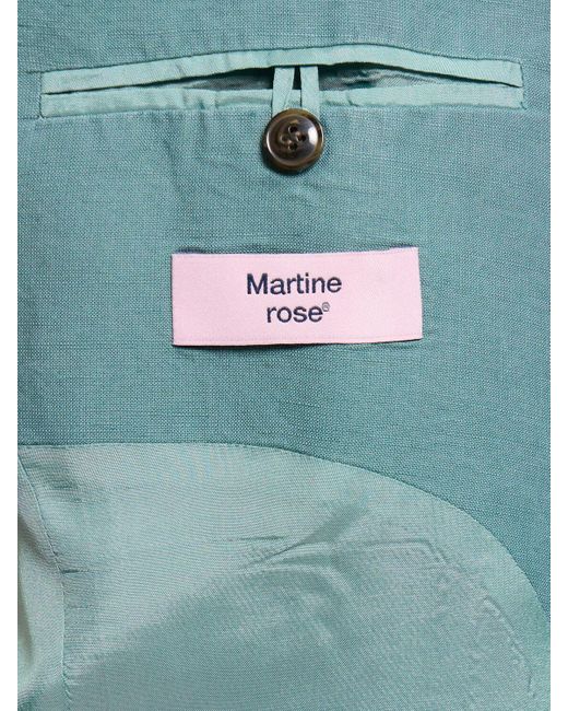 Martine Rose Green Single Breasted Jacket for men