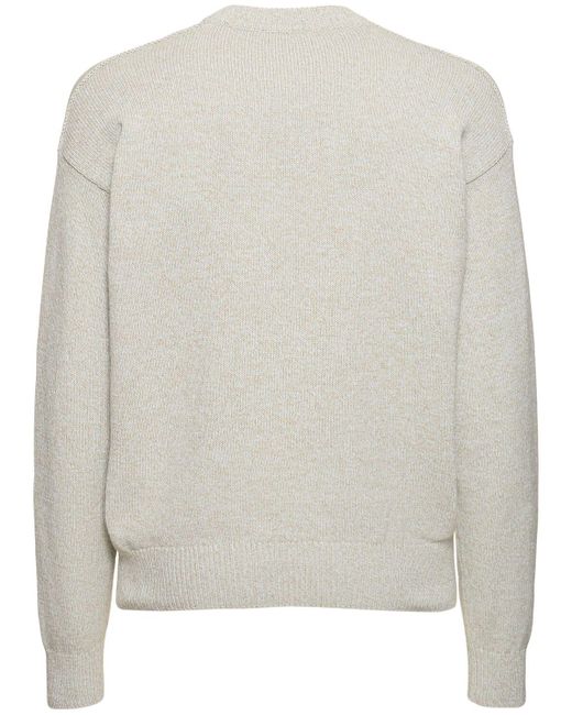 Loro Piana Sweater Aus Baumwolle Und Kaschmir in White für Herren