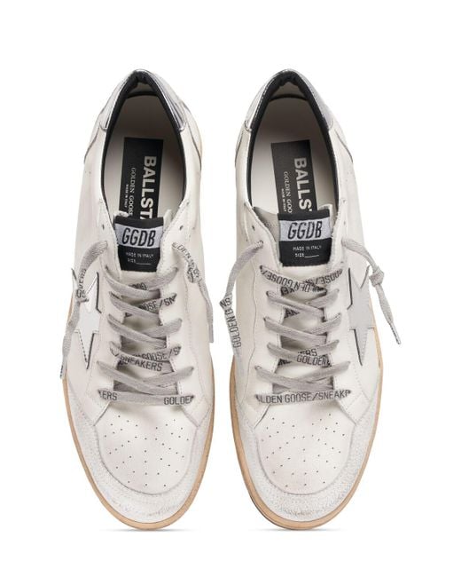 Golden Goose Deluxe Brand Sneakers Aus Leder "ball Star" in White für Herren