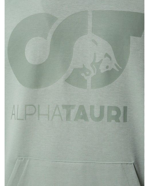 ALPHATAURI Green Shero Hooded Sweatshirt for men