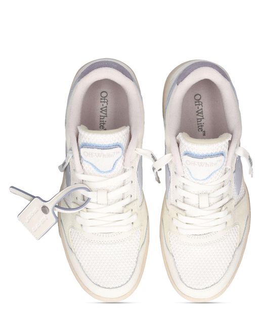 Off-White c/o Virgil Abloh White 20mm Slim Out Of Office Leather Sneakers