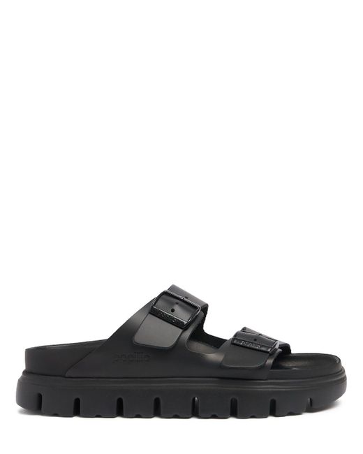 Birkenstock Papillio Exquisite Arizona Chunky ウェッジサンダル Black