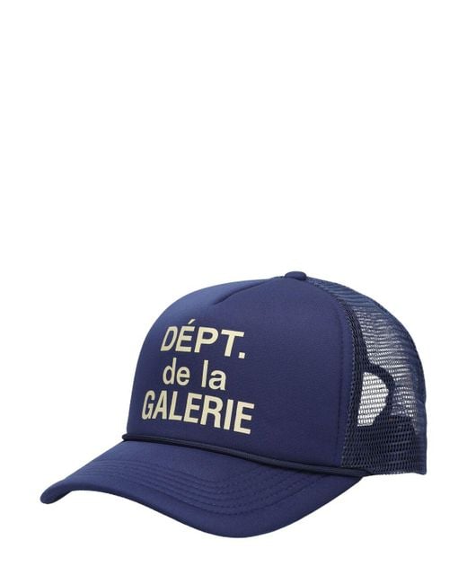 Cappello trucker in felpa con logo di GALLERY DEPT. in Blue da Uomo