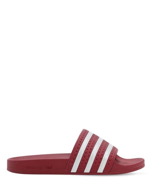 adilette slides red