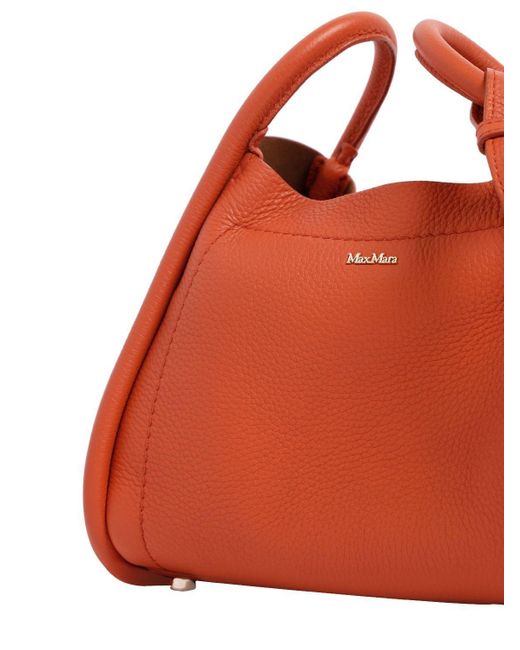 【関税&送料込】Max Mara Holldalls Leather Shoulder Bag Holdall Bag: New Leather Handbags | Max Mara