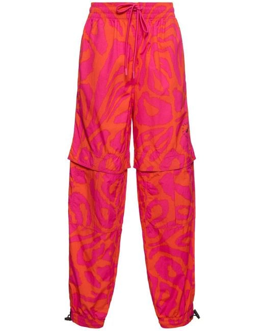 Pantalon de survêtet imprimé Adidas By Stella McCartney en coloris Red
