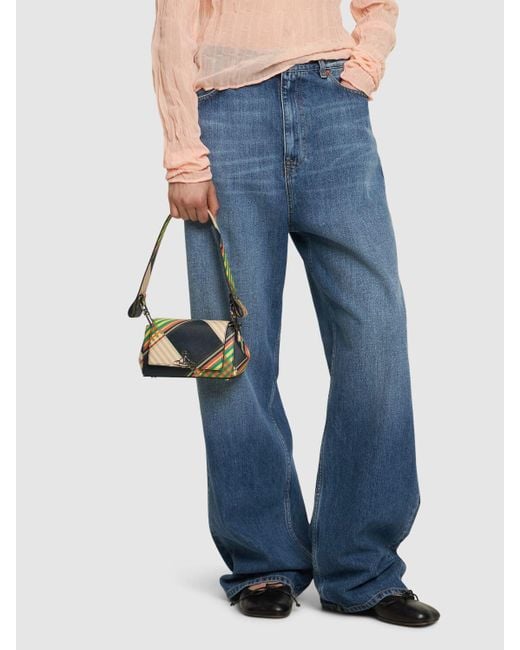Petit sac porté épaule en cuir hazel Vivienne Westwood en coloris Blue