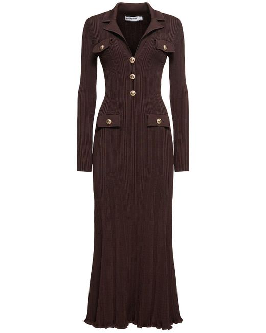 Donna Vestito Midi di Self-Portrait in Purple
