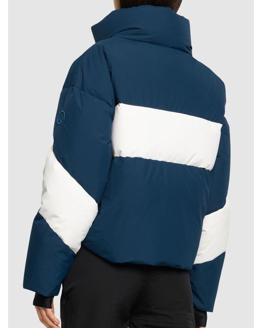 CORDOVA Blue Aosta Striped Zip-Up Ski Jacket