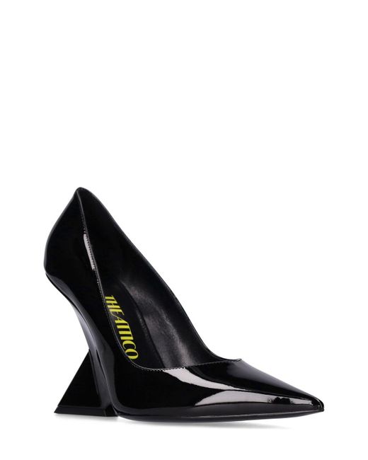 The Attico Black 105Mm Cheope Patent Leather Pumps