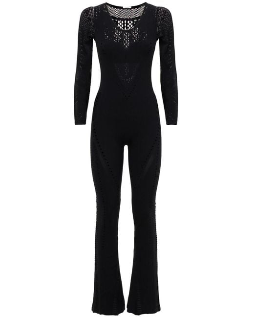 Wolford Black Stretch-nylon-jumpsuit