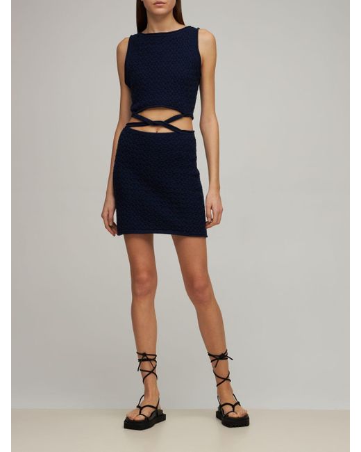Bridge Effie Knit Cut Out Mini Dress 