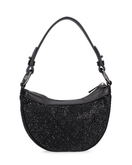 Versace Black Mini Hobo Shoulder Bag