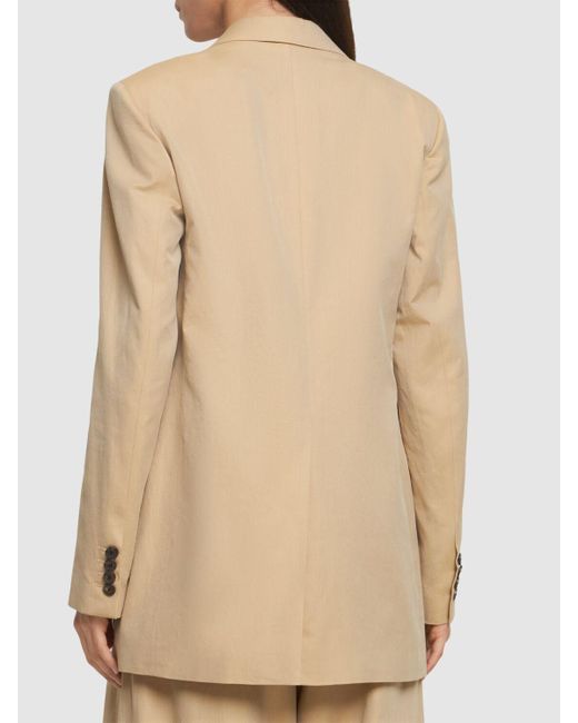 Dries Van Noten コットンギャバジンジャケット Natural